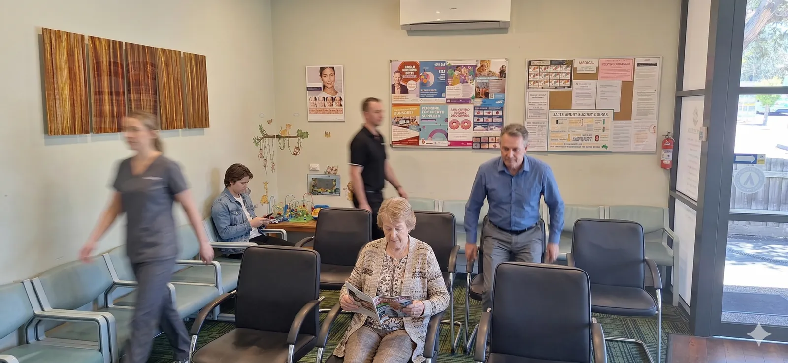 The reception desk at Balwyn Health Care