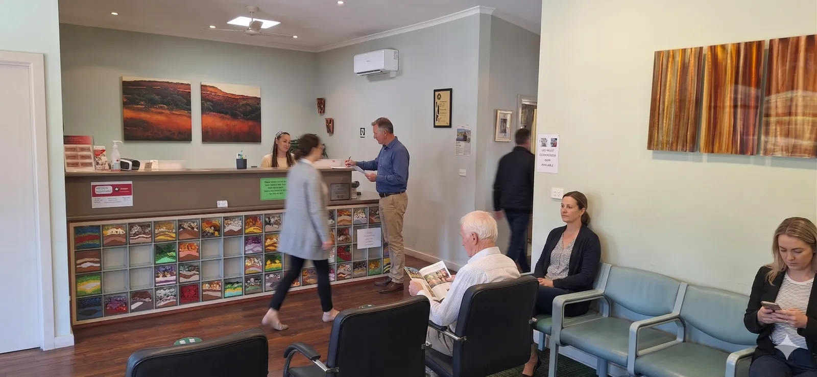 Patient medical records being managed securely
